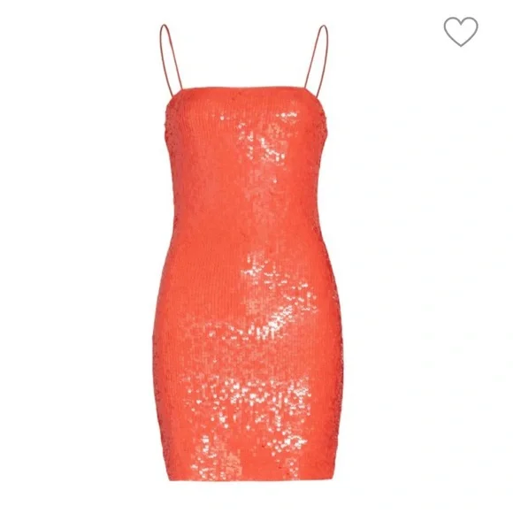 Alice and Olivia Fifi Sequin Dress